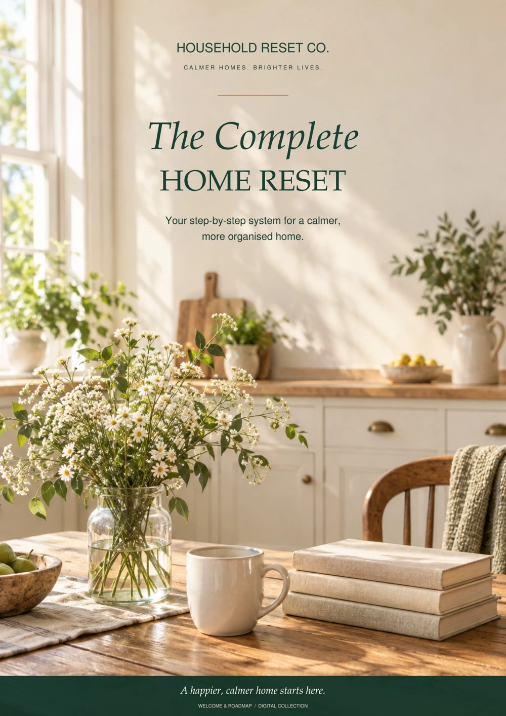 The current The Complete Home Reset digital product cover